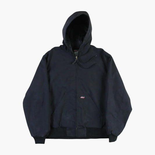 Hooded Work Jacket - Black