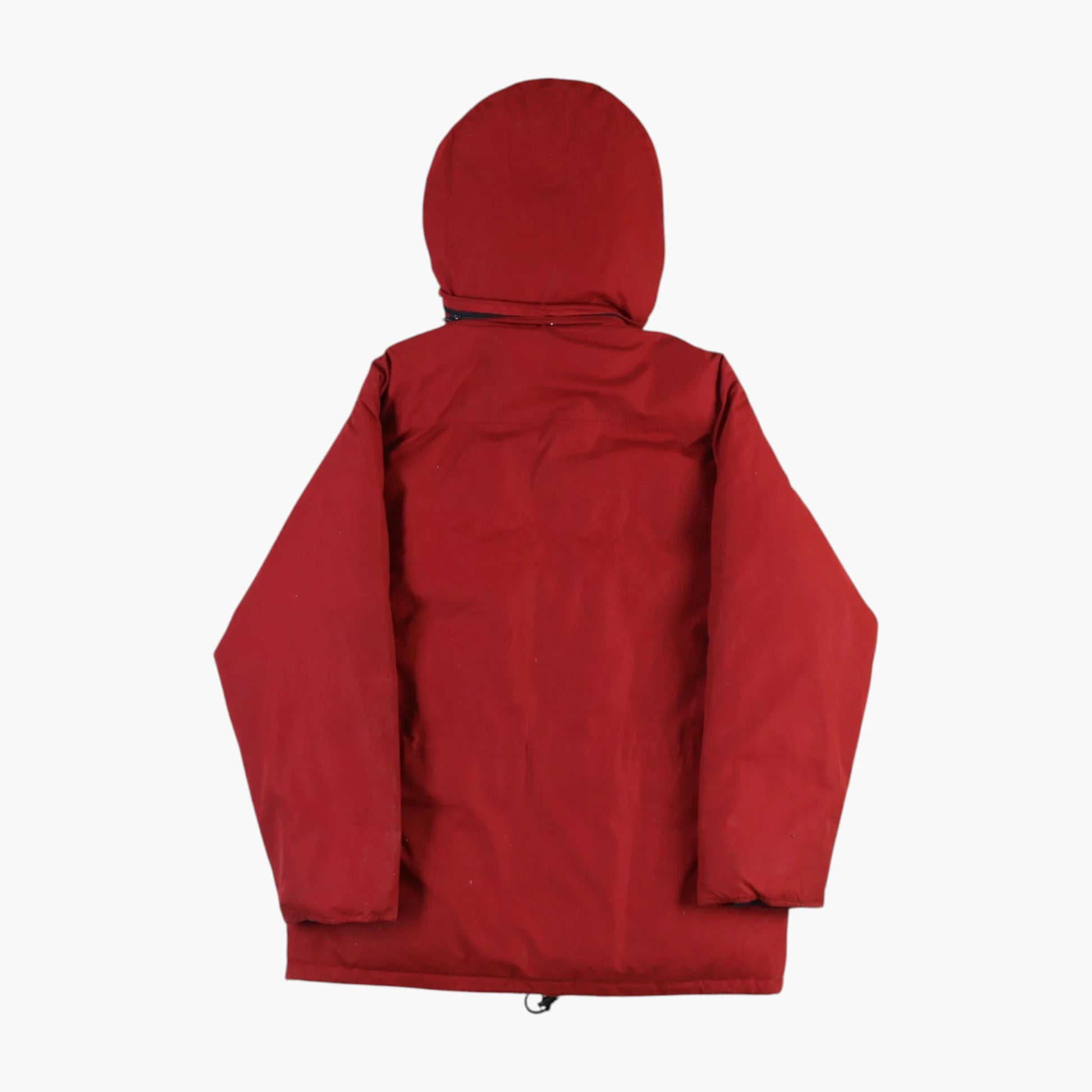 Hooded Parka Jacket - Maroon