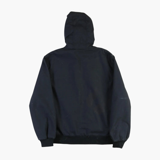 Hooded Work Jacket - Black