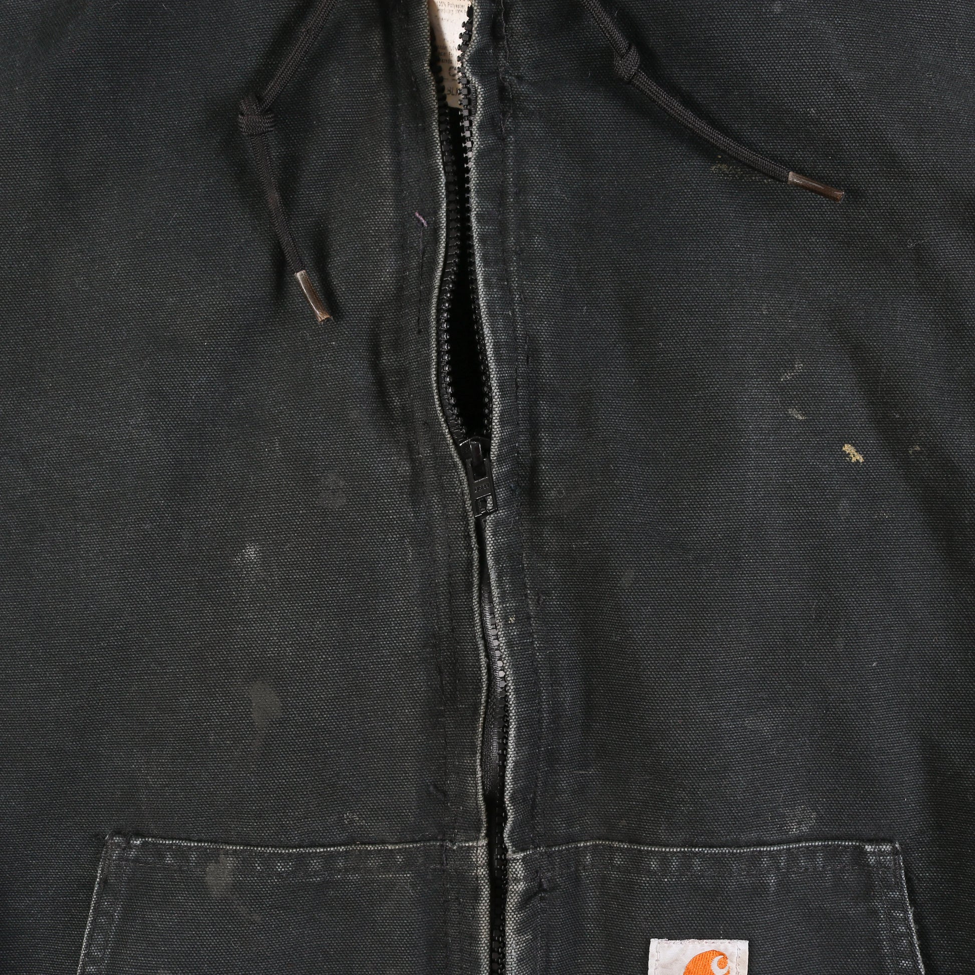 Hooded Work Jacket - Black