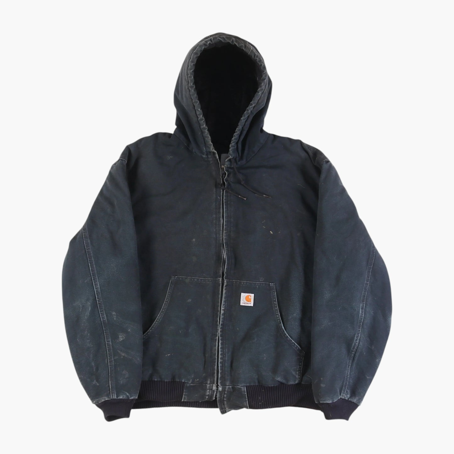 Hooded Work Jacket - Black