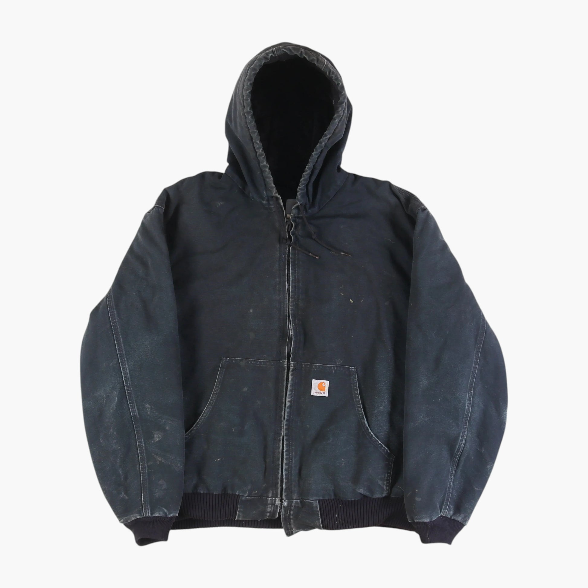 Hooded Work Jacket - Black