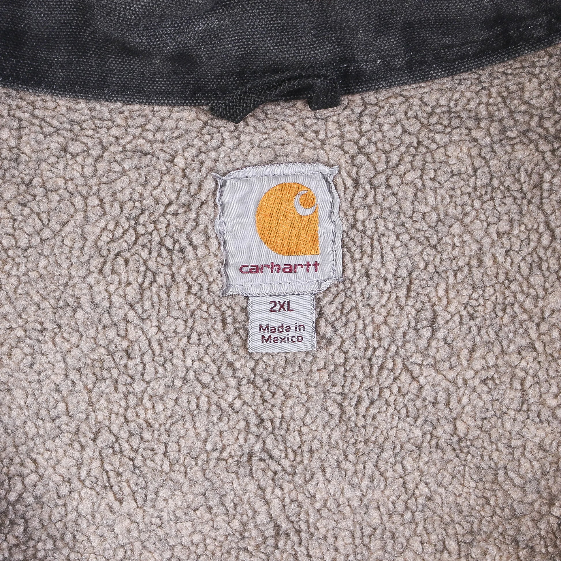 Sherpa-lined Canvas Work Jacket - Purple