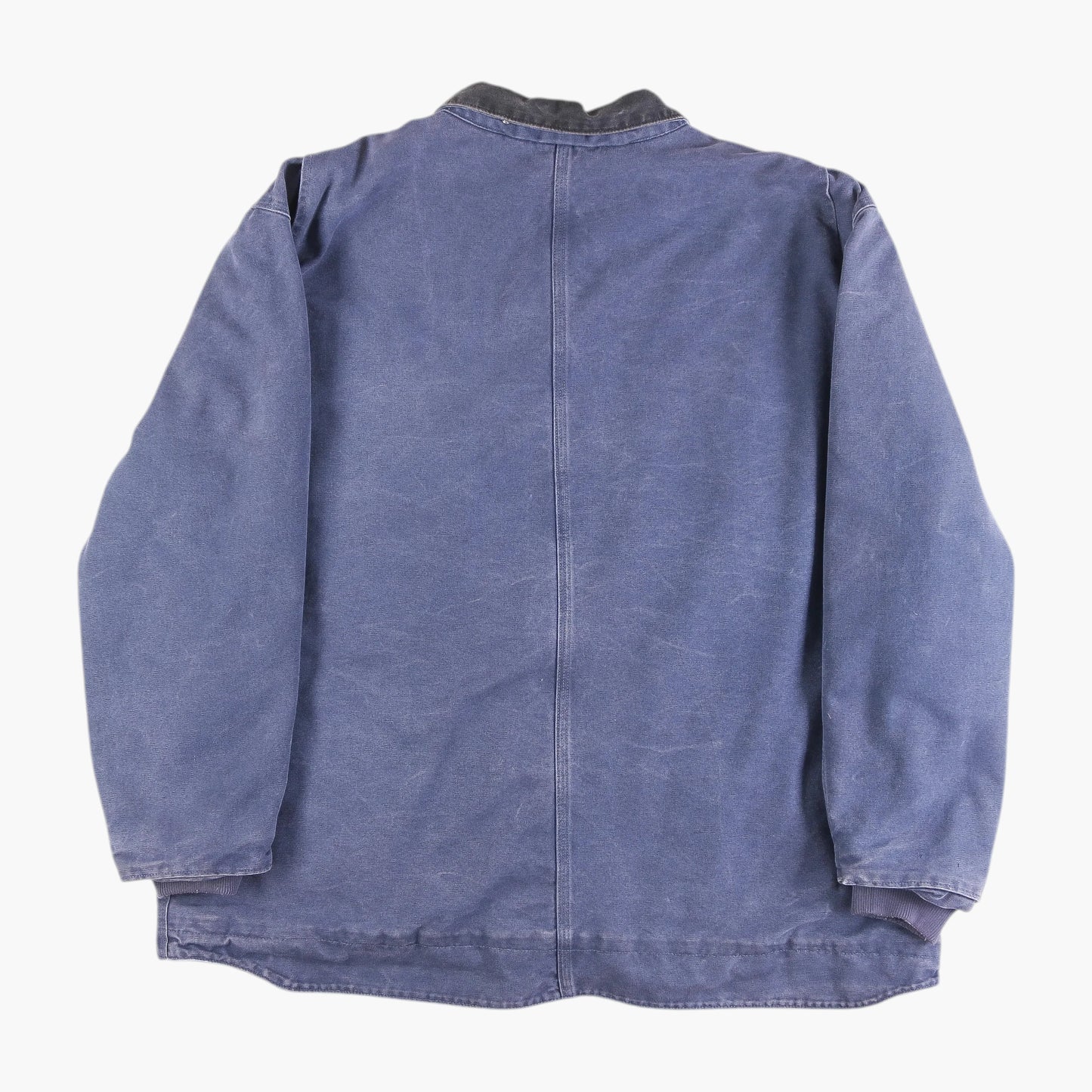 Sherpa-lined Canvas Work Jacket - Purple
