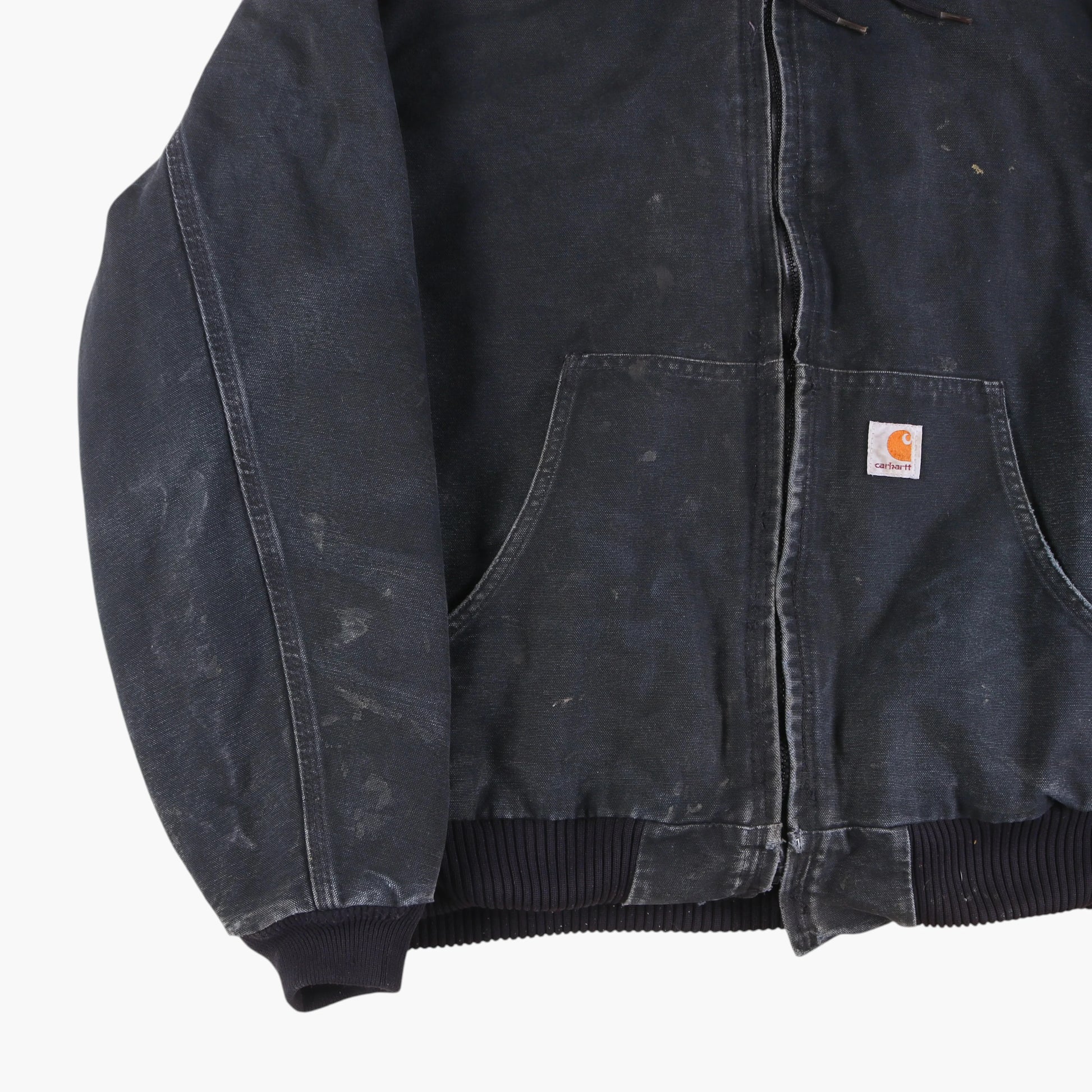 Hooded Work Jacket - Black