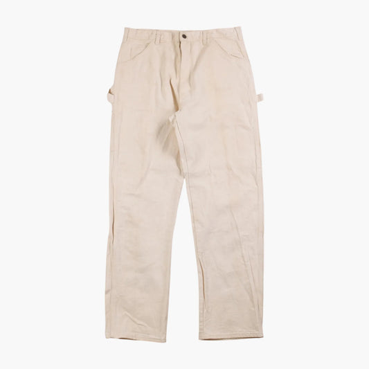 Vintage Carpenter Pants - Cream - 36/34