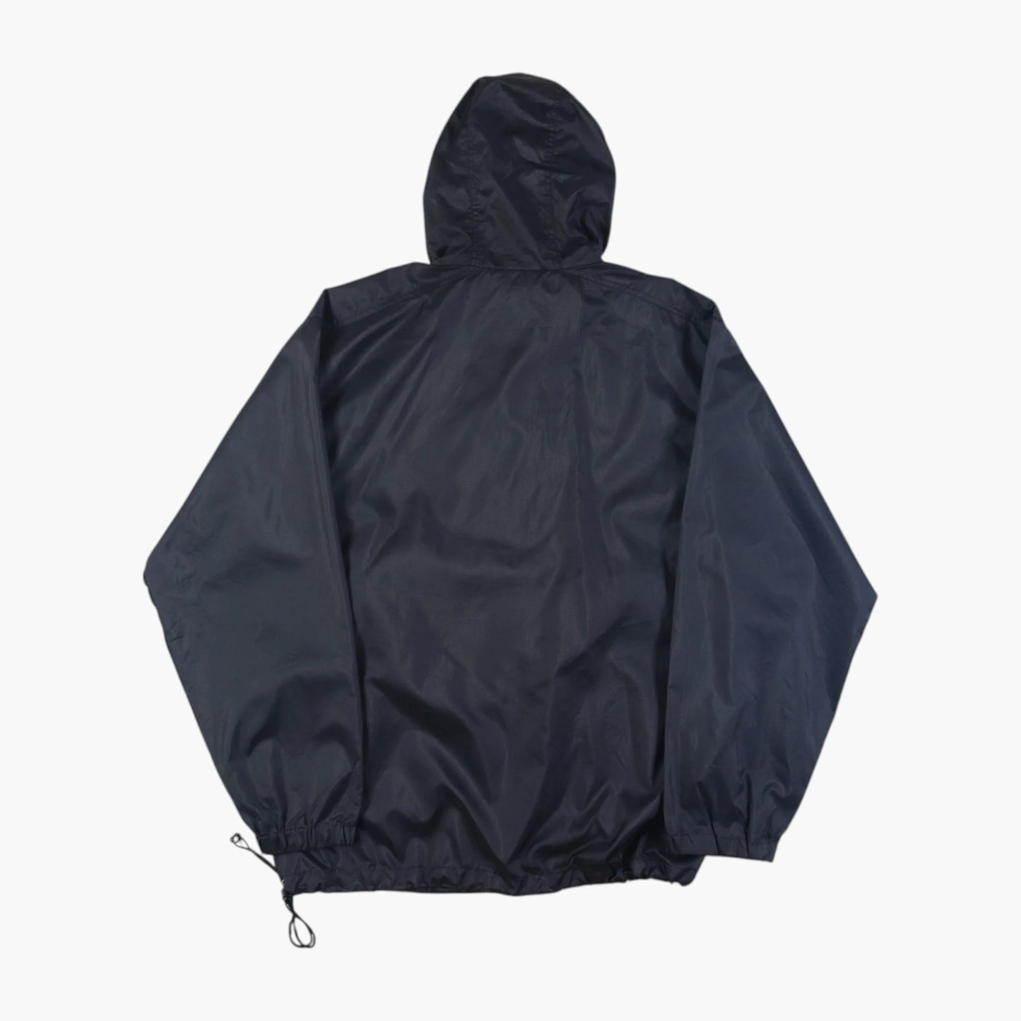 Anorak Hooded Windbreaker - Black