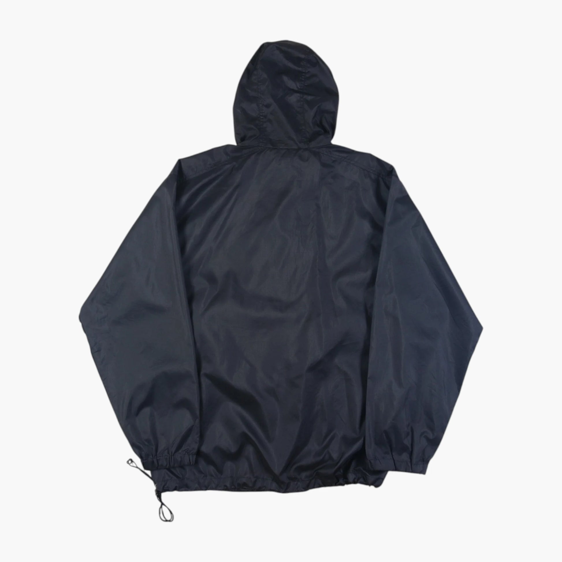 Anorak Hooded Windbreaker - Black