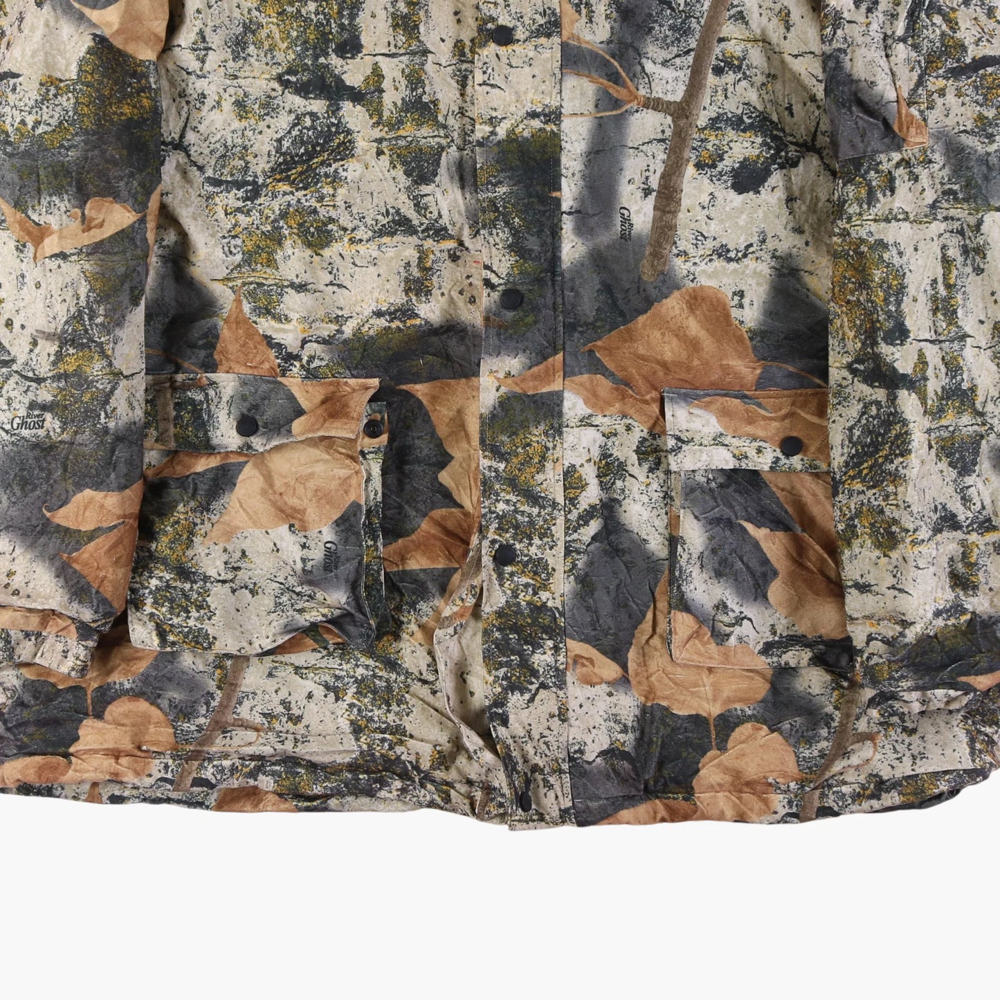 Ghost Camo Hooded Hunting Jacket