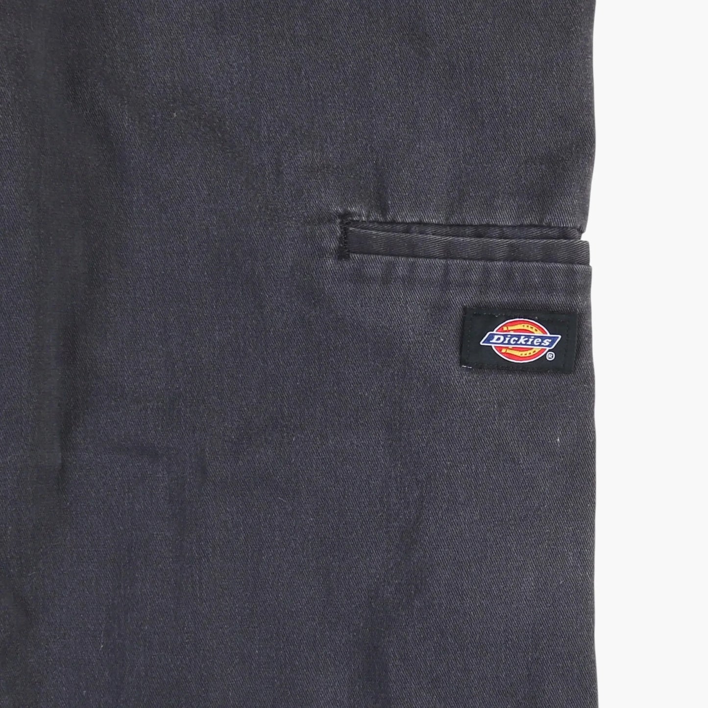 Skinny Straight Work Pants - Black