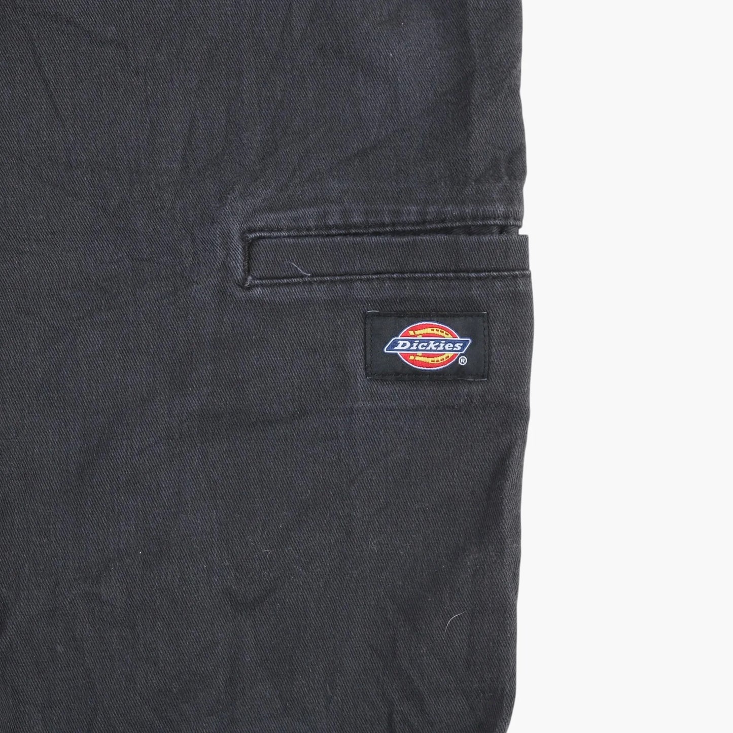 Skinny Straight Work Pants - Black