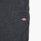 Skinny Straight Work Pants - Black