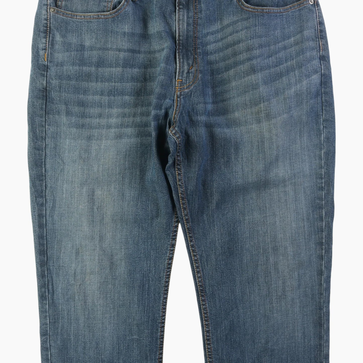 Vintage Signature Straight Jeans - Denim 38/32