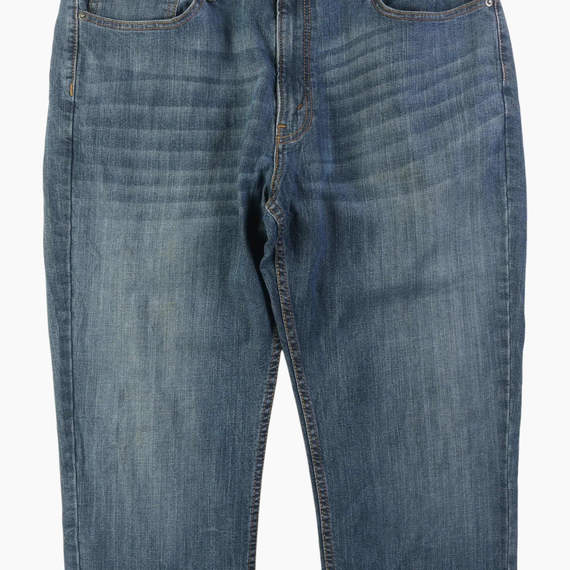 Vintage Signature Straight Jeans - Denim 38/32