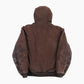 Hooded Active Jacket - Brown