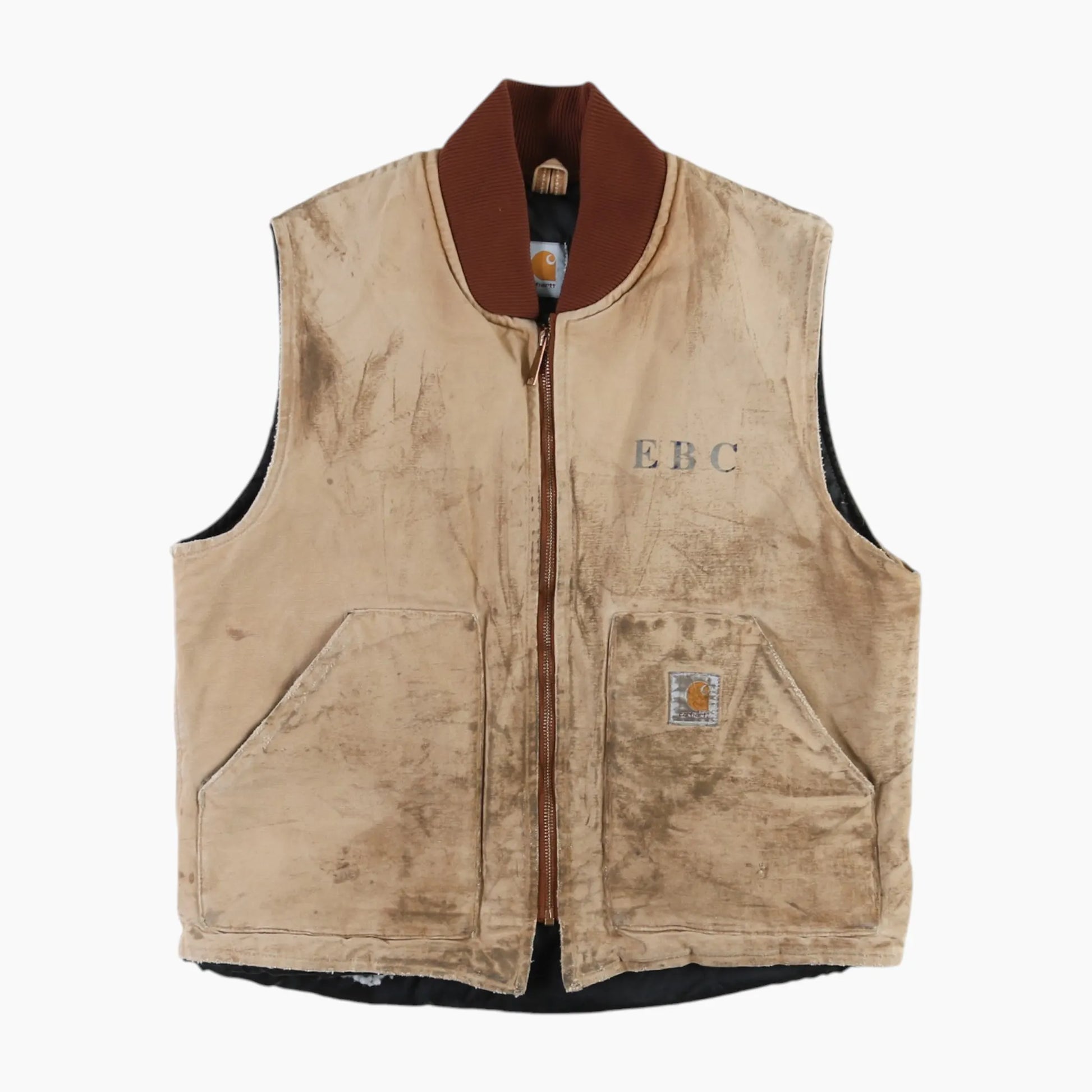 Lined Vest - Beige