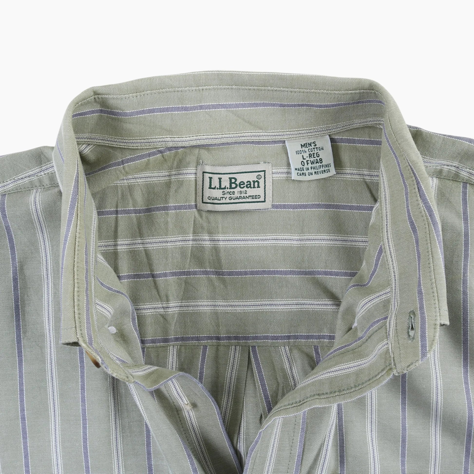 Vintage Shirt - Green Stripe