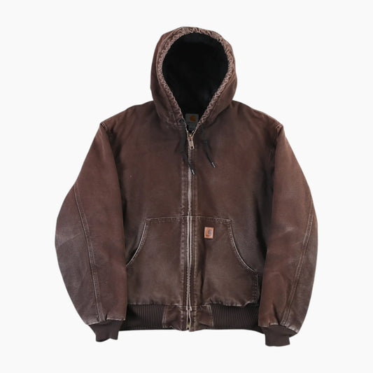 Hooded Active Jacket - Brown