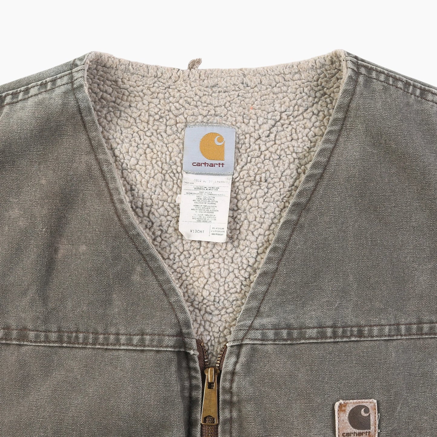 Lined Vest - Brown
