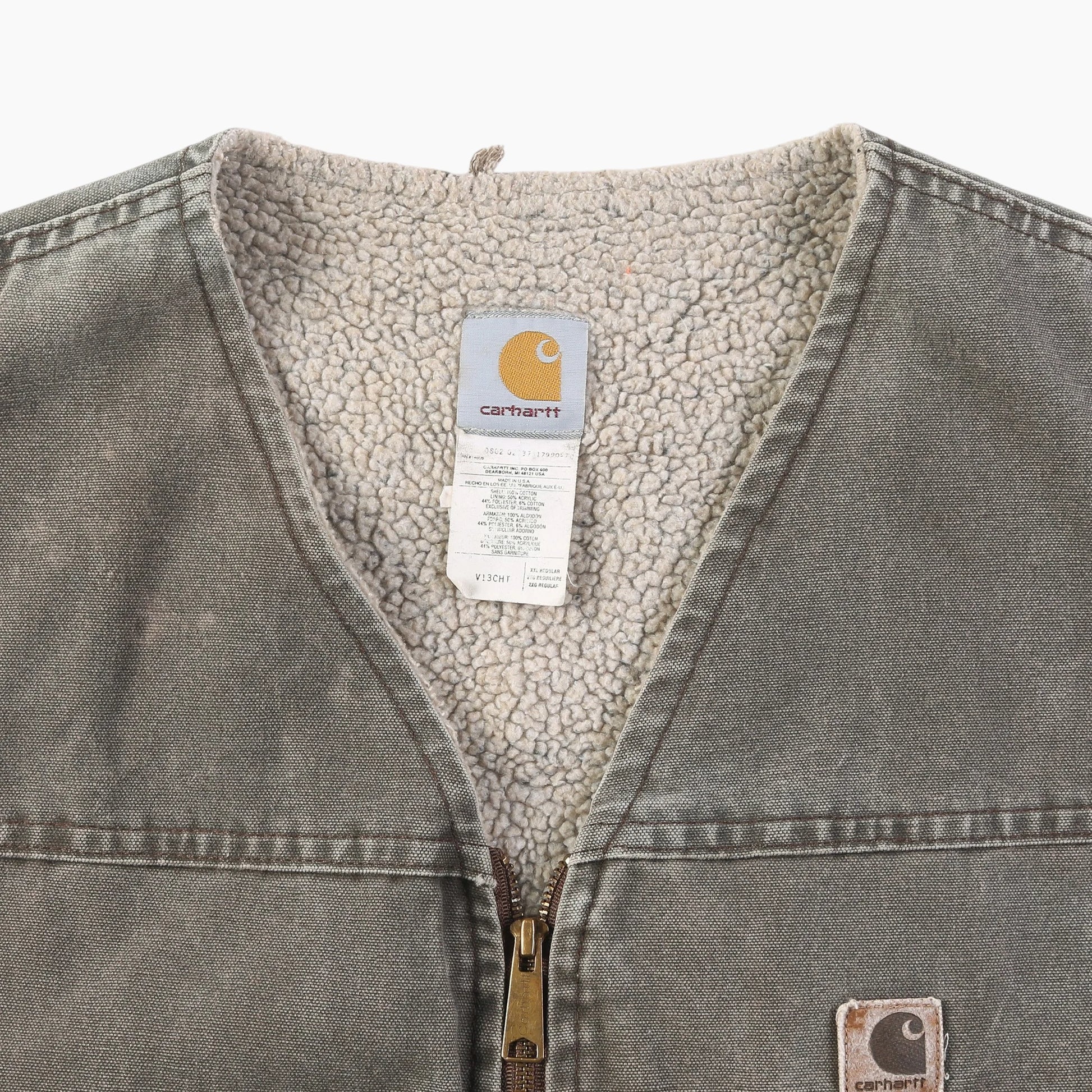 Lined Vest - Brown