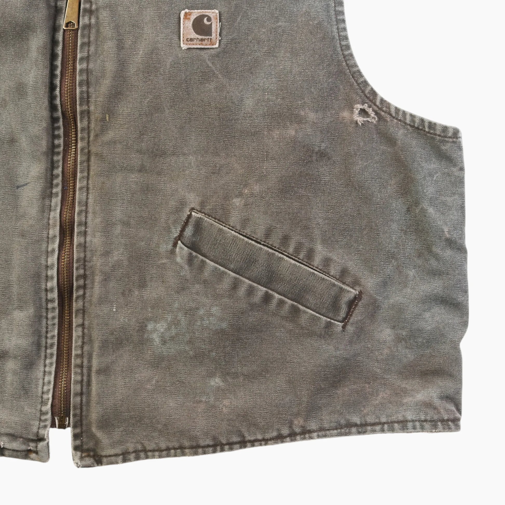 Lined Vest - Brown