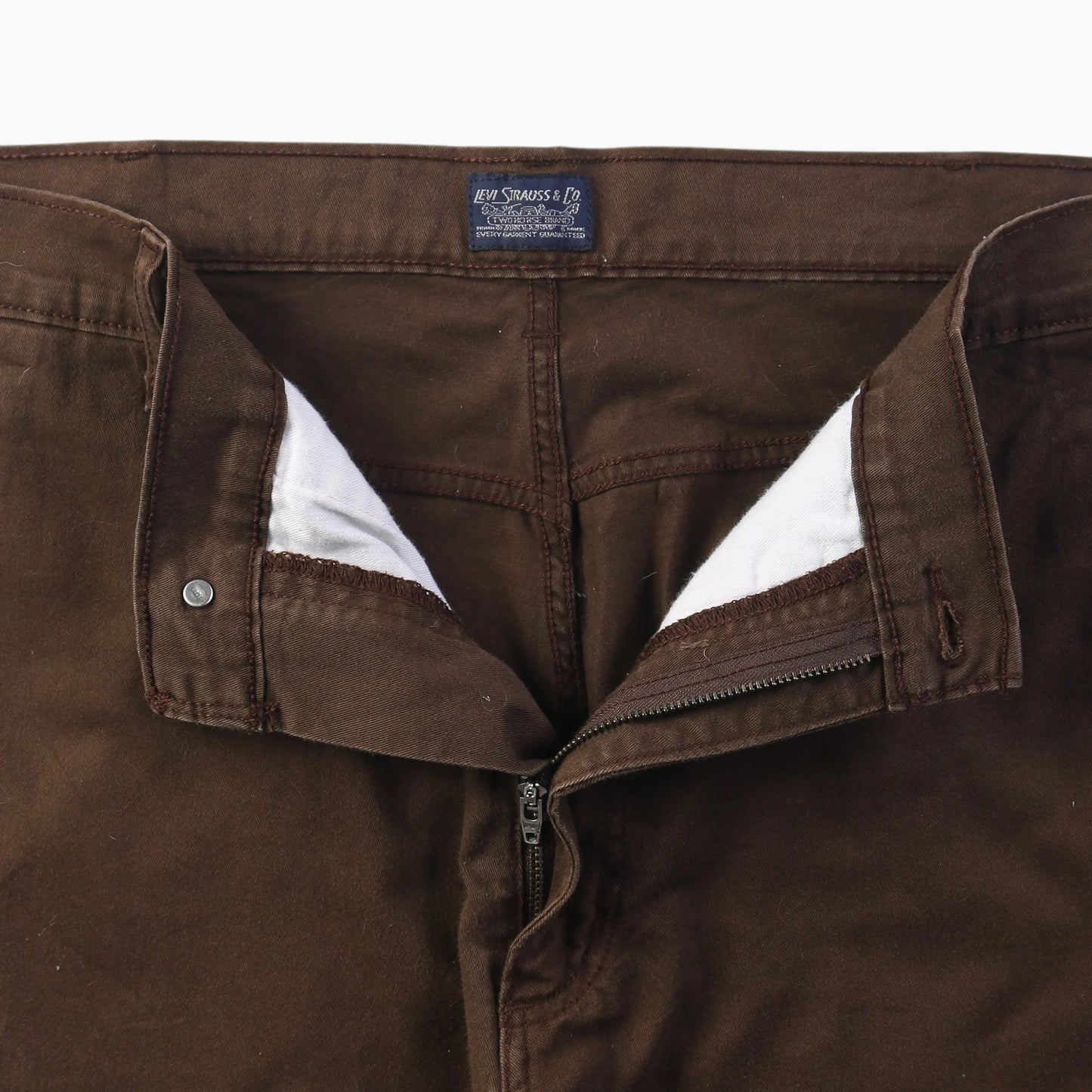 Vintage Straight Pants - Brown 38/30
