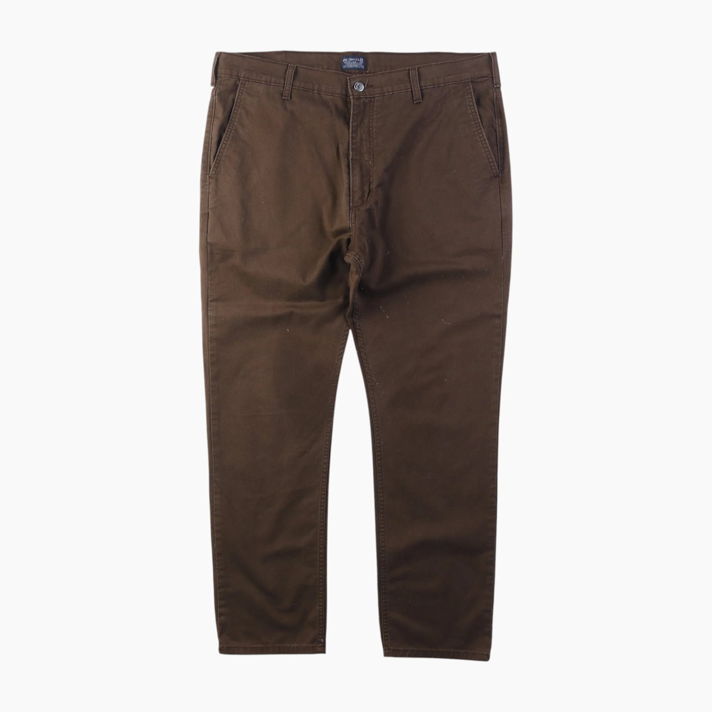 Vintage Straight Pants - Brown 38/30