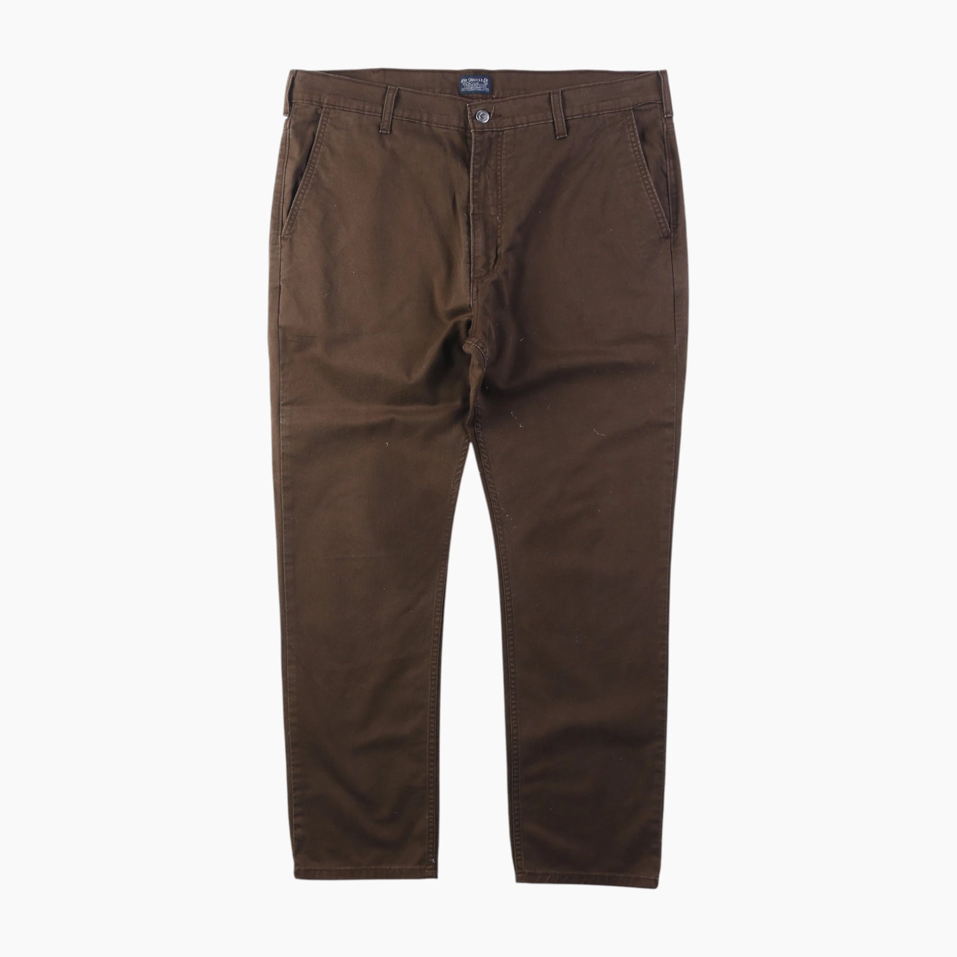Vintage Straight Pants - Brown 38/30
