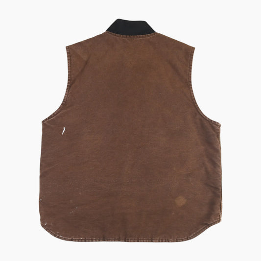 Lined Vest - Brown