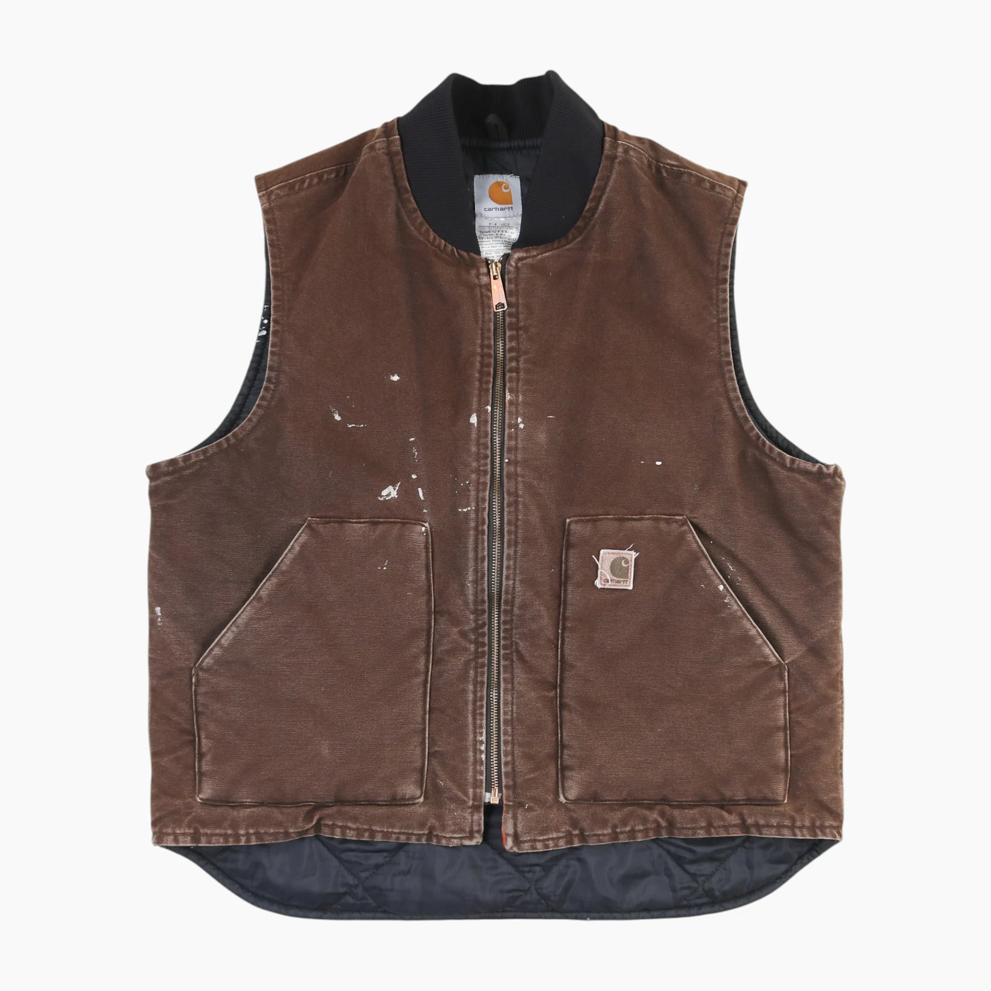 Lined Vest - Brown
