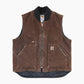 Lined Vest - Brown