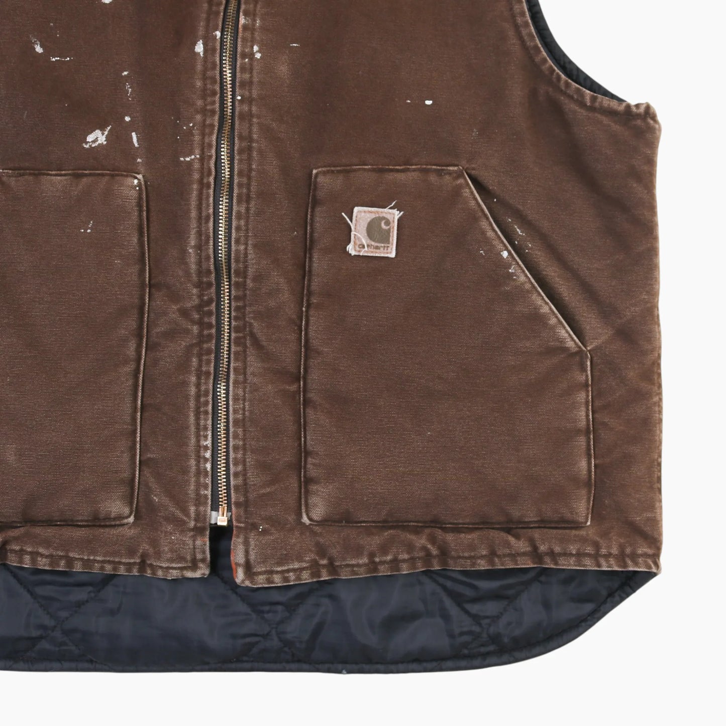 Lined Vest - Brown