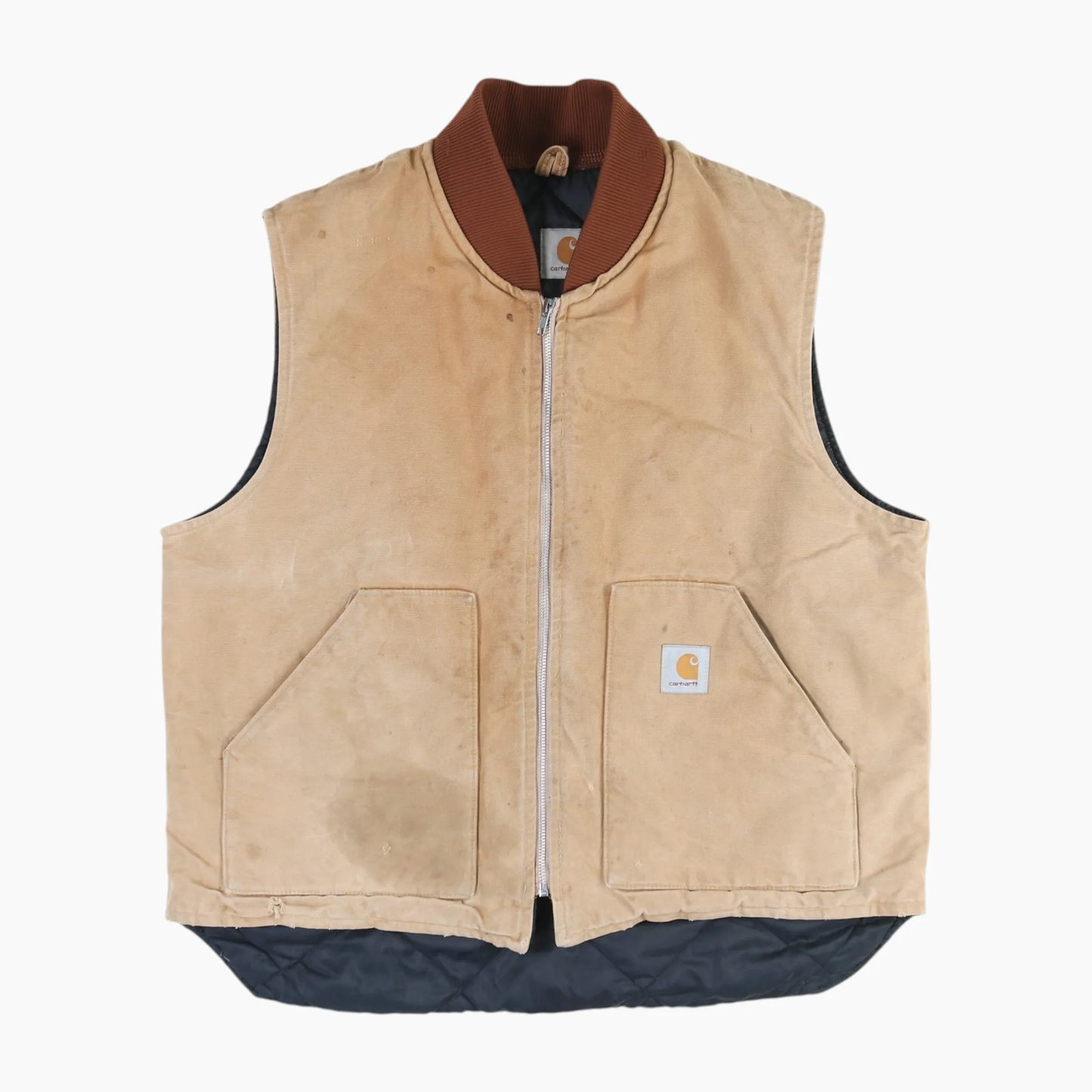 Lined Vest - Brown