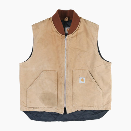 Lined Vest - Brown