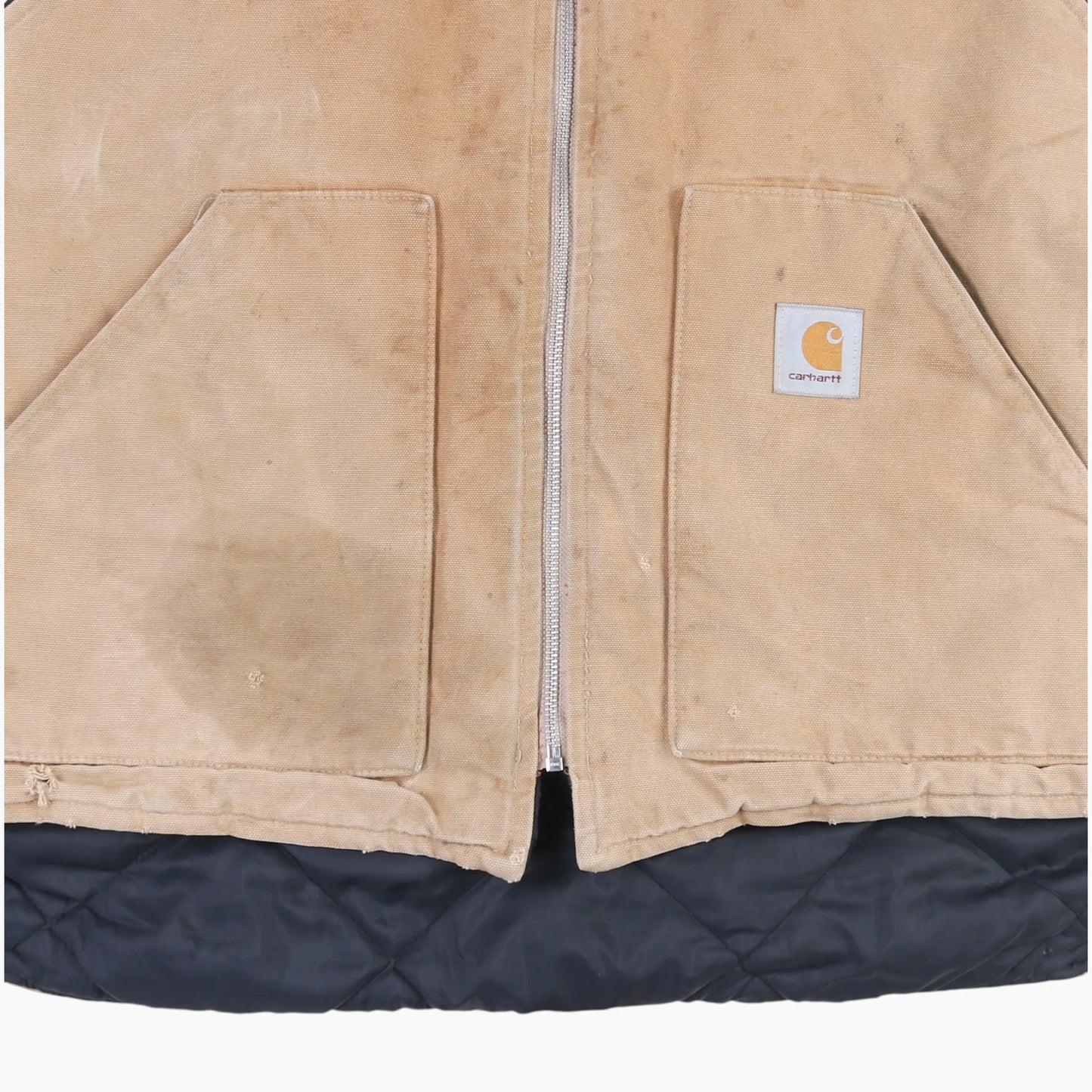 Lined Vest - Brown