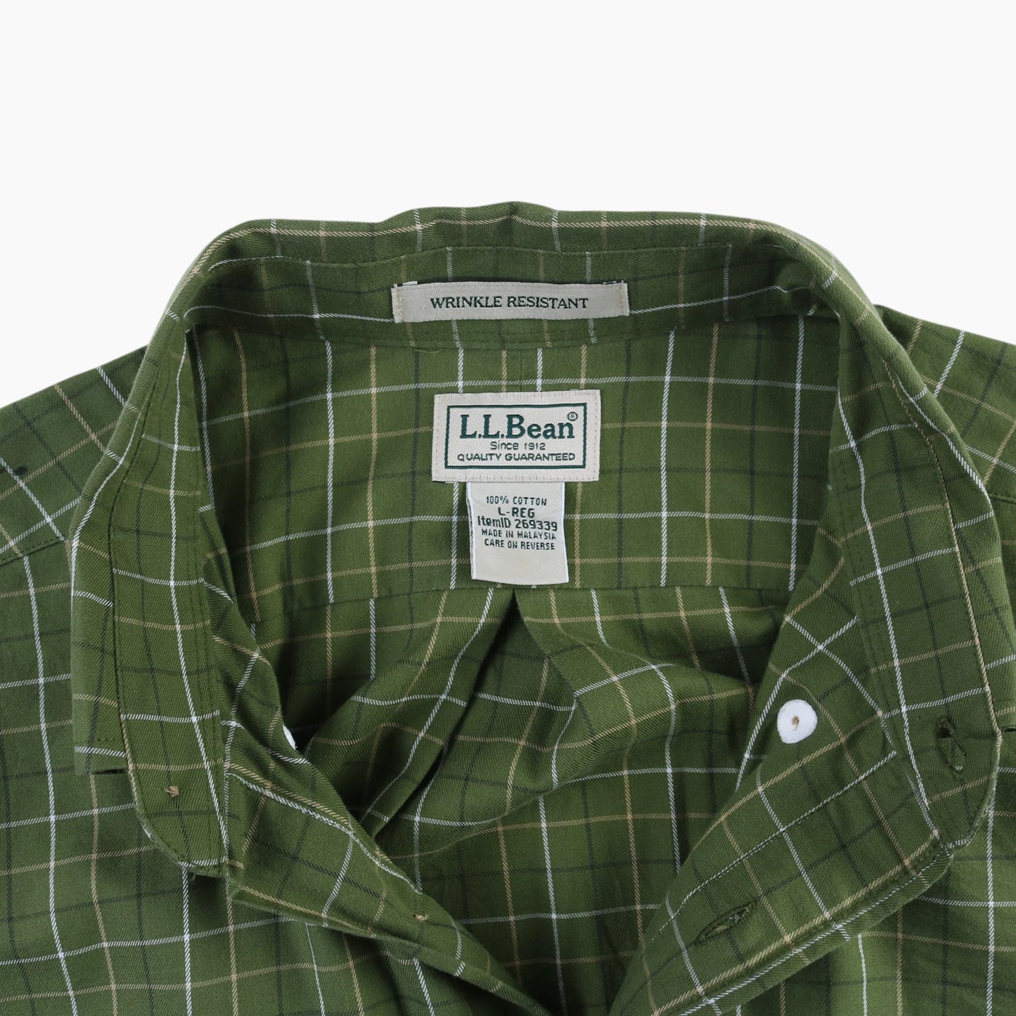 Vintage Shirt - Green Check