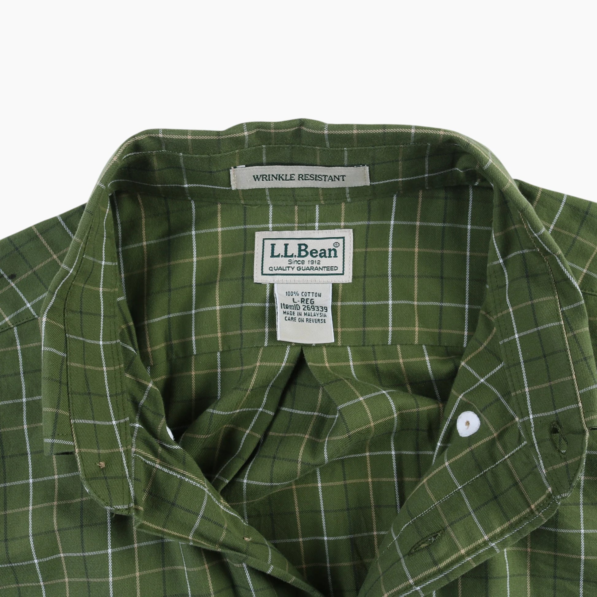 Vintage Shirt - Green Check