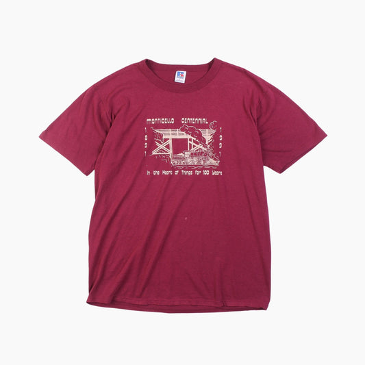 Vintage 'Monticello Centennial ' T-Shirt - American Madness