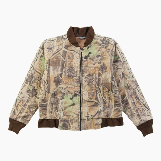 Vintage Real Tree Bomber Jacket - American Madness