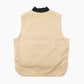 Lined Vest - Washed Sand