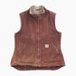 Lined Vest - Brown