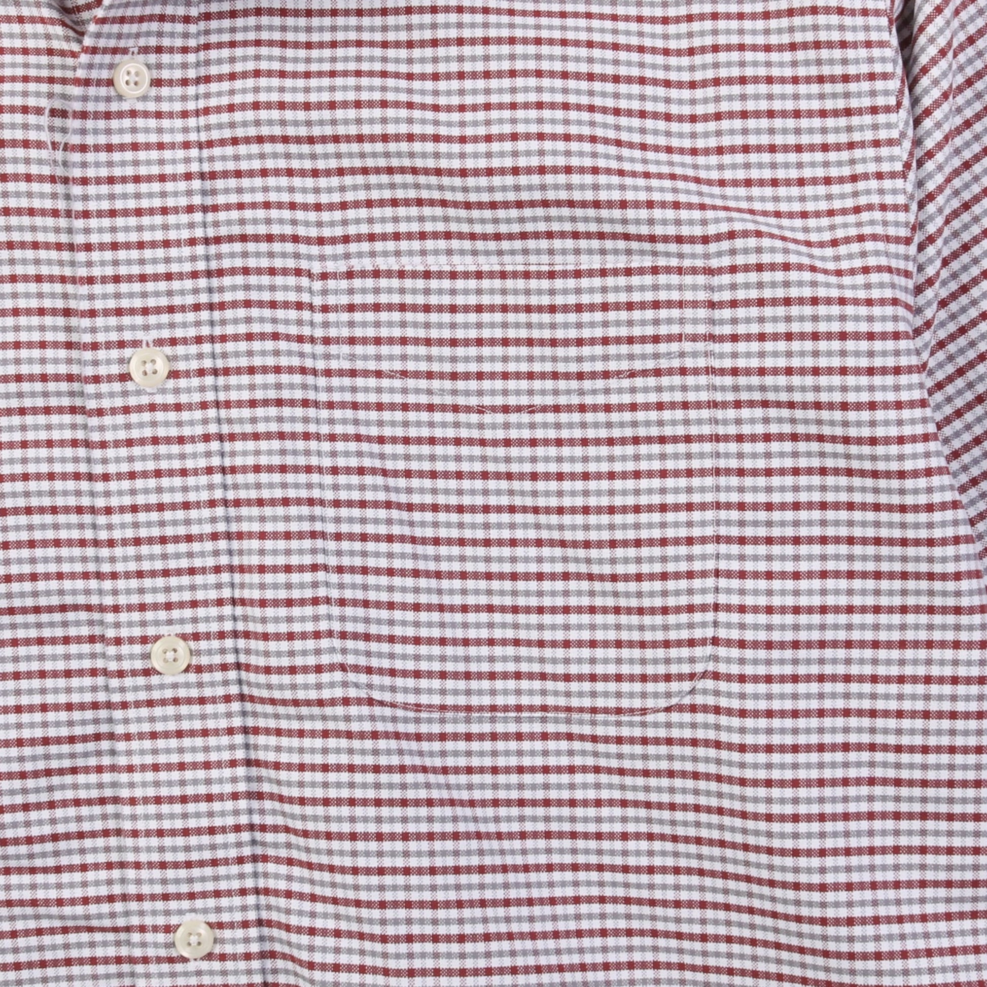 Vintage Shirt - Red Micro Check - American Madness