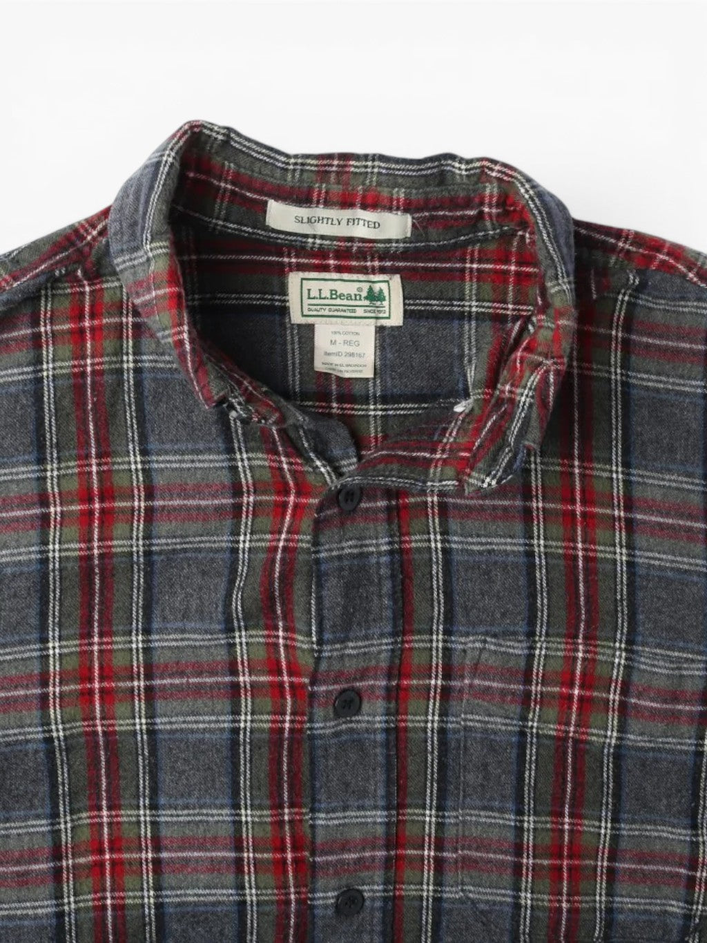 Vintage Flannel Shirt - Grey Check