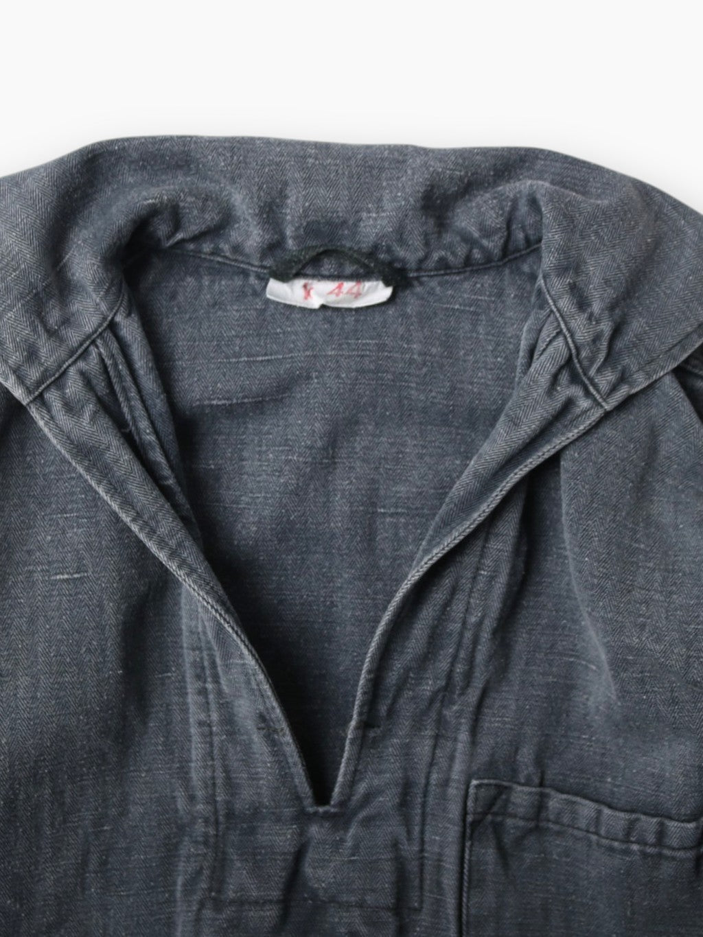 Vintage Patched Smock - Blue