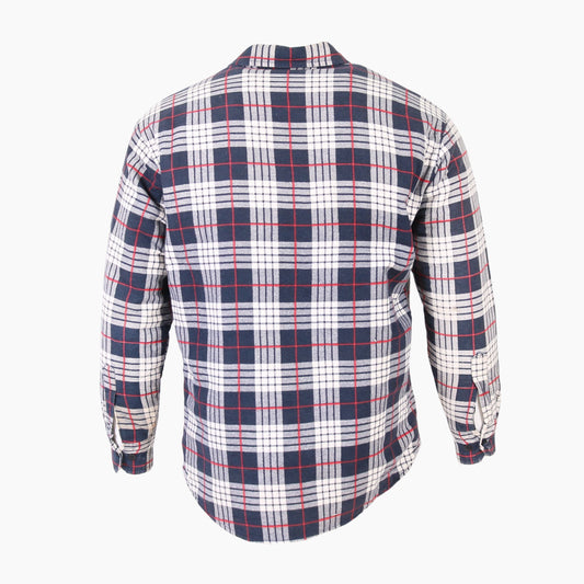 Vintage Flannel Overshirt - Navy Check