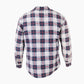 Vintage Flannel Overshirt - Navy Check