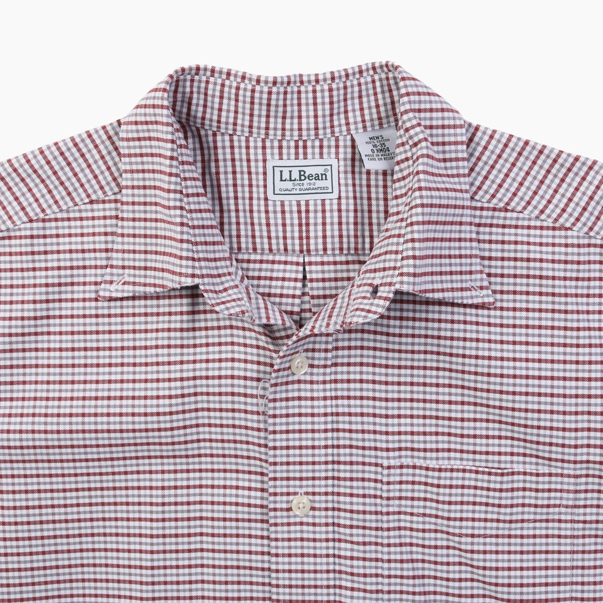Vintage Shirt - Red Micro Check - American Madness