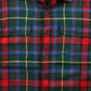 Vintage Flannel Overshirt - Red & Green Check