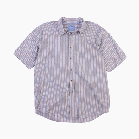 Vintage Shirt - Blue and Grey Stripe - American Madness