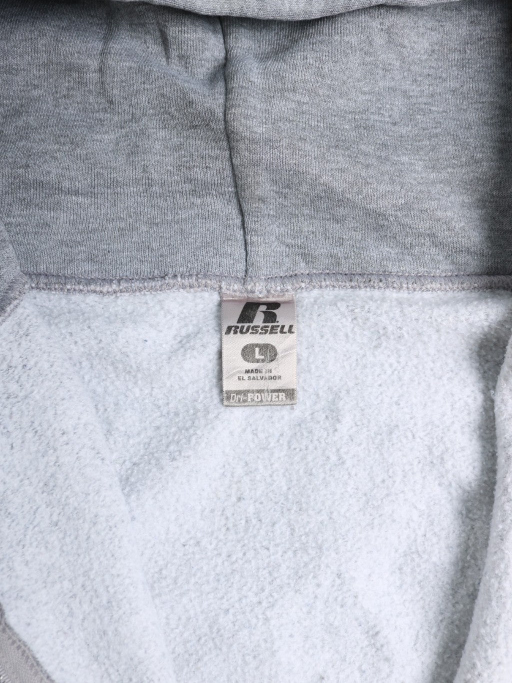 Vintage Zip Up Hooded Sweatshirt - Grey